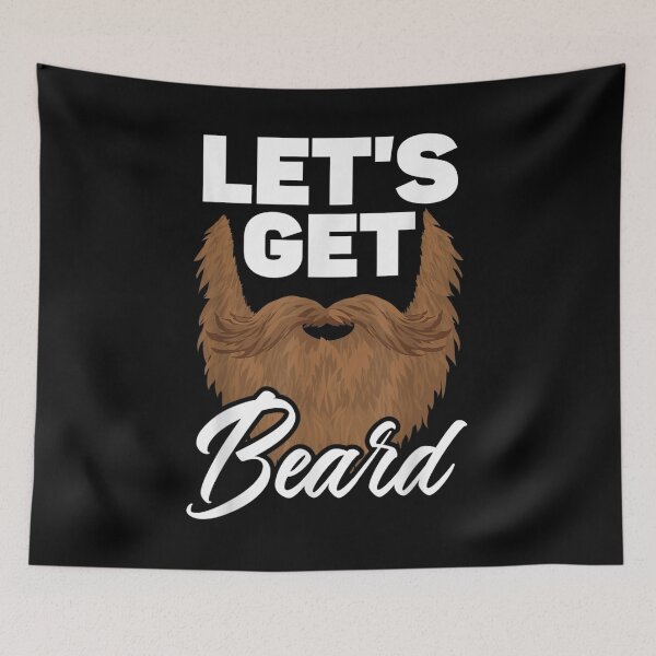 Item preview, Mens Let's Get Beard Gang Mustache Facial Hair Bearded Guy  designed and sold by brita797.