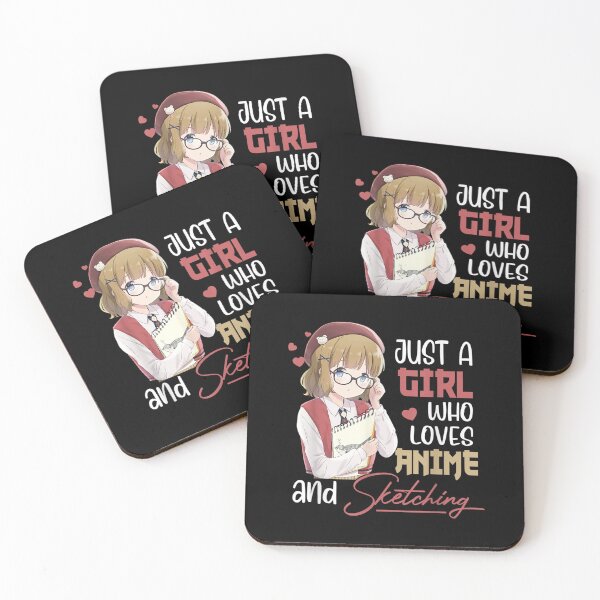 Item preview, Just A Girl Who Loves Anime And Sketching  designed and sold by brita797.