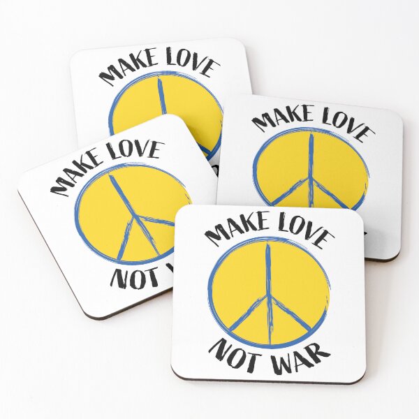 Item preview, Make Love Not War | Ukraine Solidarity designed and sold by POSTERAMALA.