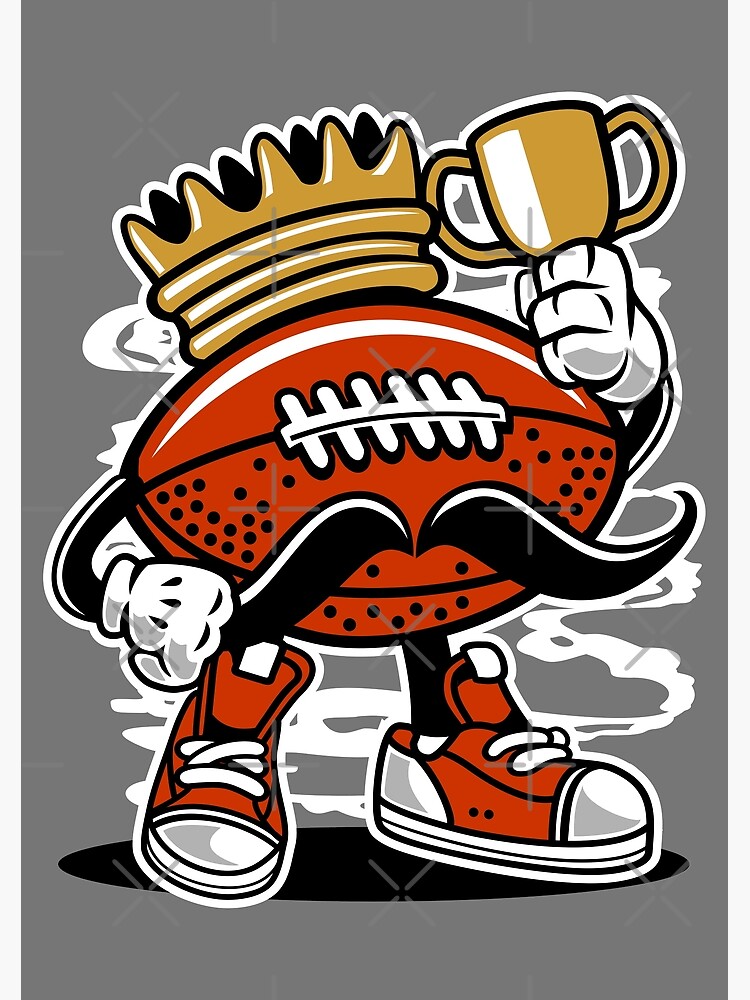 "Football king, sports accessories" Poster for Sale by TheWildePeach