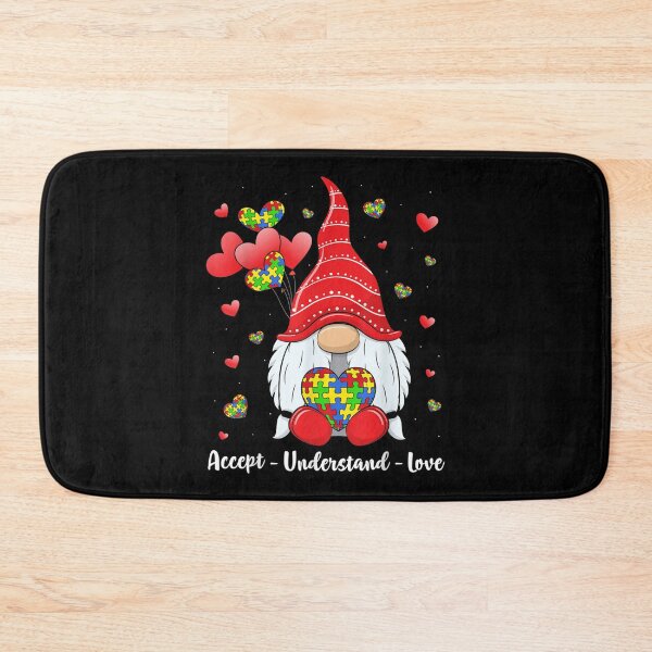 Artikelvorschau, Akzeptieren Sie verstehen Liebe Gnome Autismus Valentinstag Bekleidung entworfen und verkauft von brita797.