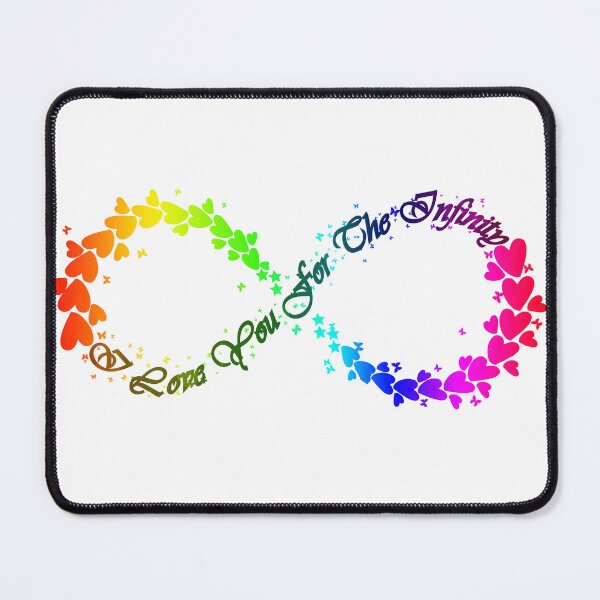 Item preview, i love you for the infinity colorful designed and sold by MUMYNGO.