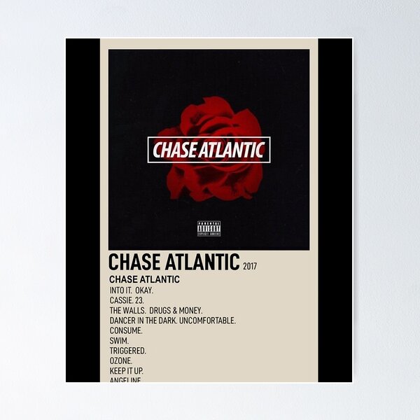 Chase Atlantic Friends Lyrics Poster for Sale by 4amNostalgia