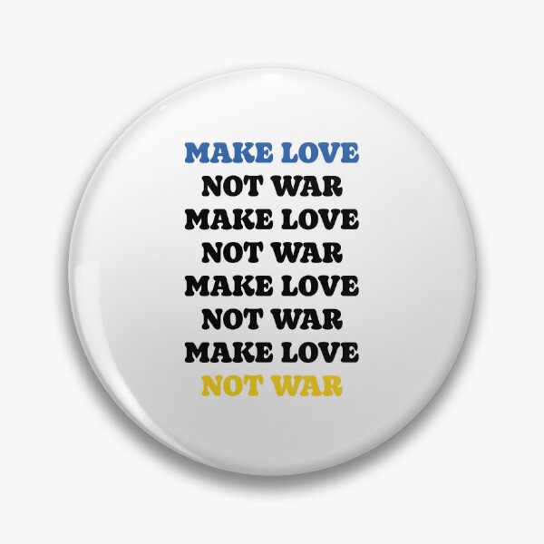 Item preview, Make Love Not War | Ukraine Solidarity designed and sold by POSTERAMALA.