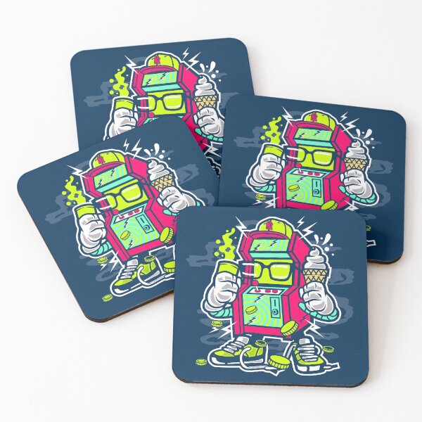 Item preview, Retro arcade game illustration designed and sold by TheWildePeach.