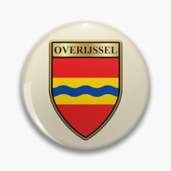 Item preview, OVERIJSSEL Flag Gifts, Masks, Stickers & Products (11) designed and sold by mpodger.