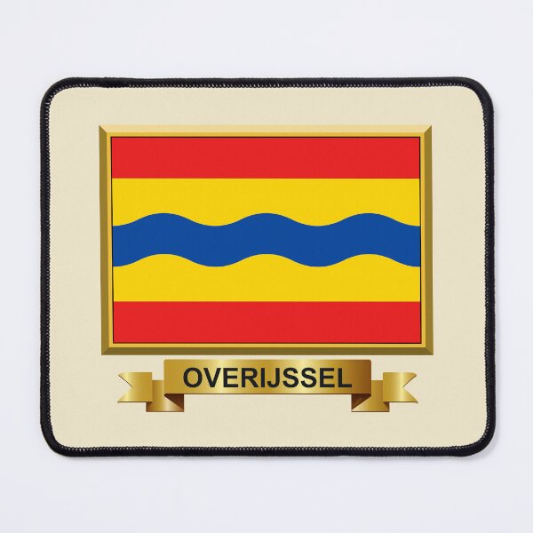 Item preview, OVERIJSSEL Flag Gifts, Masks, Stickers & Products (11) designed and sold by mpodger.