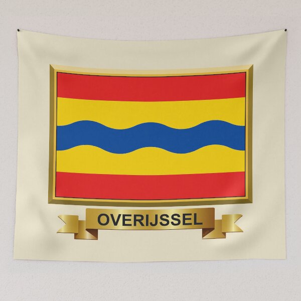 Item preview, OVERIJSSEL Flag Gifts, Masks, Stickers & Products (11) designed and sold by mpodger.