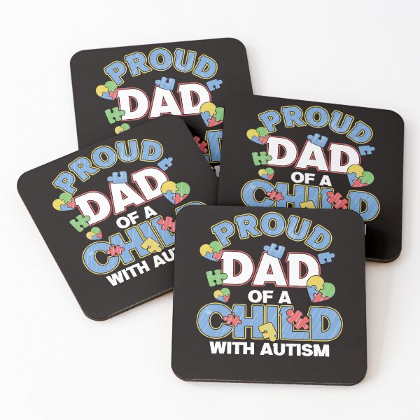 Item preview, Proud Dad Child Son Daughter Autism Daddy Father Papa Poppa designed and sold by TomGiantDesigns.