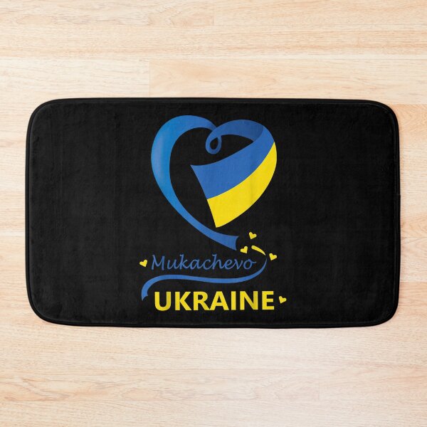 Item preview, Mukachevo Ukraine National Flag Heart Emblem Crest  designed and sold by amyadt77.