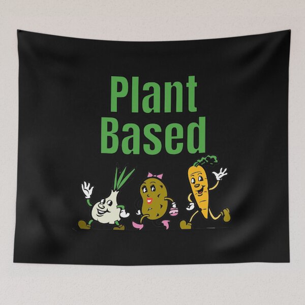 Item preview, Plant Based Happy Veg Garlic Potato Carrot designed and sold by RichTeeDesigns.