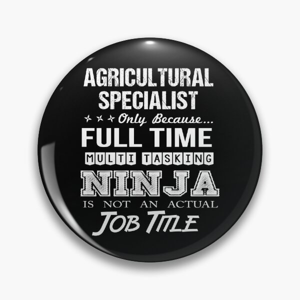 Item preview, Agricultural Specialist T Shirt - Ninja Job Gift Item Tee designed and sold by ritterdick.