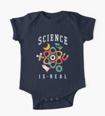 Die Wissenschaft ist echt Kurzärmeliger Einteiler