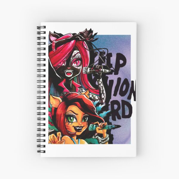 clawdeen Spiral Notebook by ARTRAVESHOP