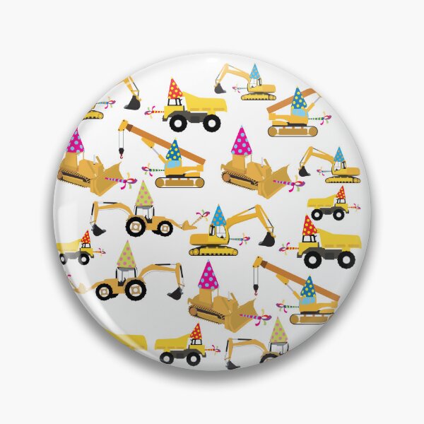 Item preview, Construction Trucks Birthday Party Pattern  designed and sold by idovedesign.