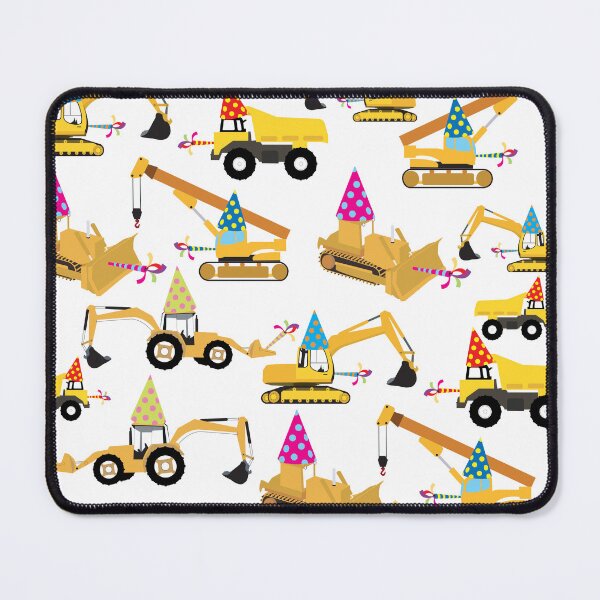 Item preview, Construction Trucks Birthday Party Pattern designed and sold by idovedesign.