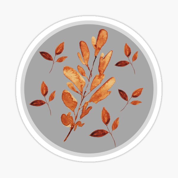 Item preview, Watercolor Plants in a Circle Background designed and sold by inStoredecor.