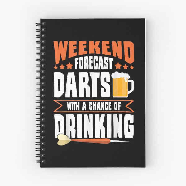 Item preview, Weekend Forecast Darts With A Chance Of Drinking Dart League  designed and sold by amyadt77.
