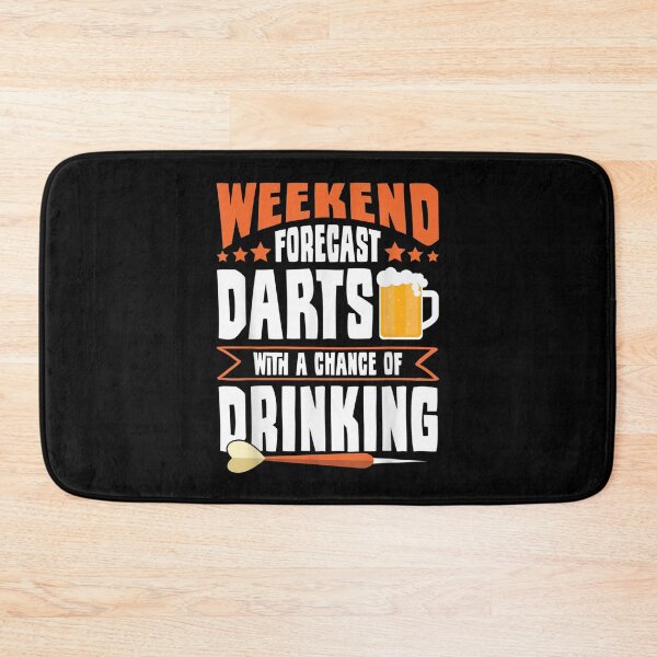 Item preview, Weekend Forecast Darts With A Chance Of Drinking Dart League  designed and sold by amyadt77.