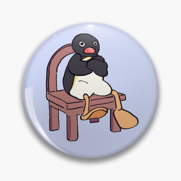 Item preview, I draw sulking penguin on a chair meme designed and sold by RansRoom.