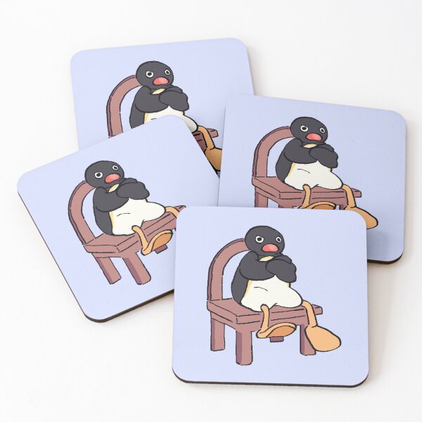 Item preview, I draw sulking penguin on a chair meme designed and sold by RansRoom.