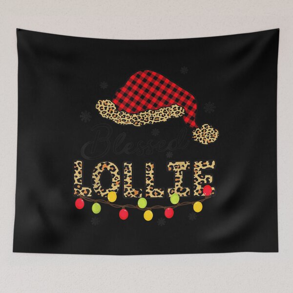 Item preview, Leopard Blessed Lollie Santa Hat Christmas Lover Pajama  designed and sold by amyadt77.