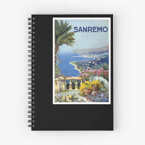 Artikelvorschau, Sanremo Reiseposter– entworfen und verkauft von cjgraphic.