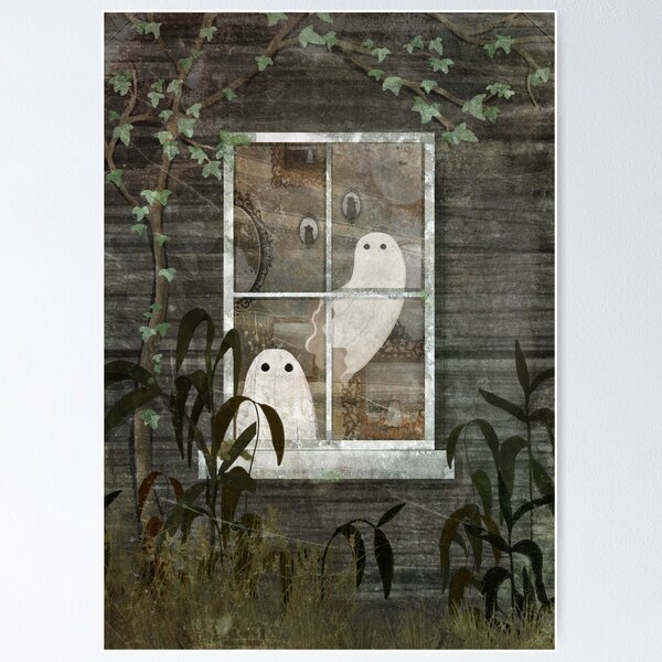 Item preview, There are ghosts in the window again... designed and sold by katherineblower.