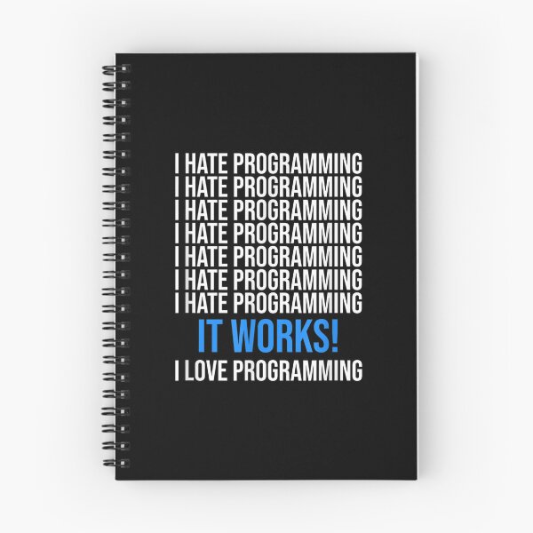 Item preview, I Hate Programming It Works Funny Coder Developer Programmer  designed and sold by amyadt77.