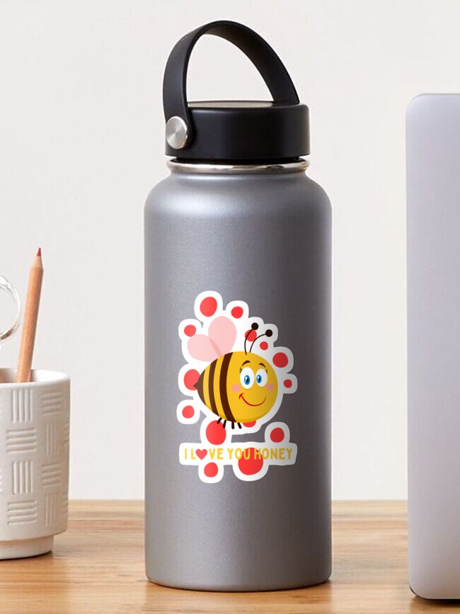 i love you honey bee Sticker