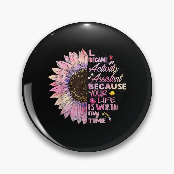 Item preview, I Became An Activity Assistant Squad Team Rock Sunflower  designed and sold by amyadt77.