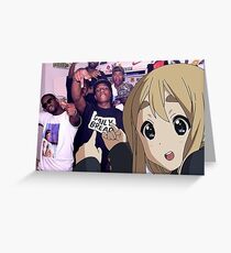 Mugi and her new Squad - K-ON! Greeting Card