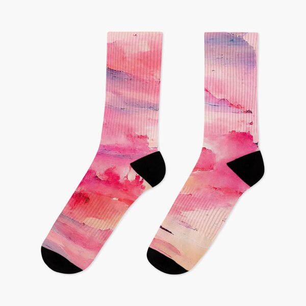 Item preview, Watercolor Pink Sunset designed and sold by Arkneer.