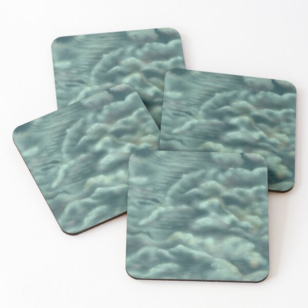 Item preview, Fluffy Clouds Abstract Pattern Pastel Drawing designed and sold by haximica.