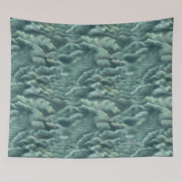 Item preview, Fluffy Clouds Abstract Pattern Pastel Drawing designed and sold by haximica.