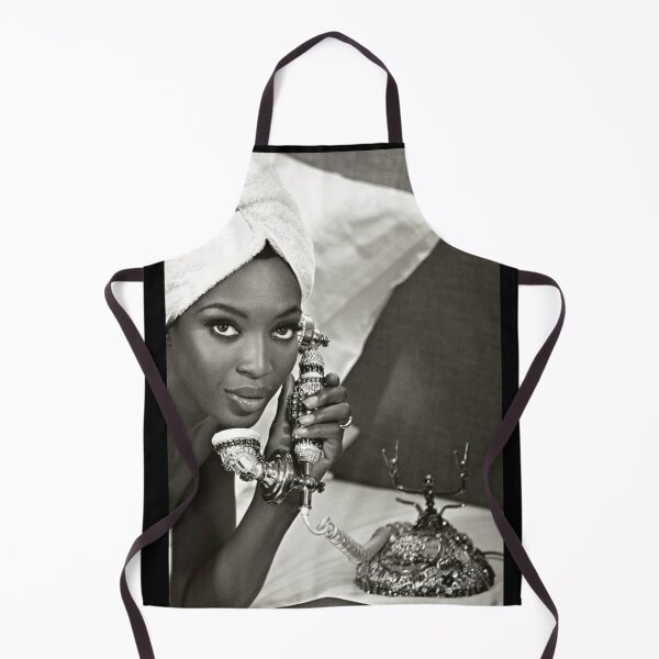 Item preview, Young Naomi Campbell with Telephone designed and sold by VintagePeople.
