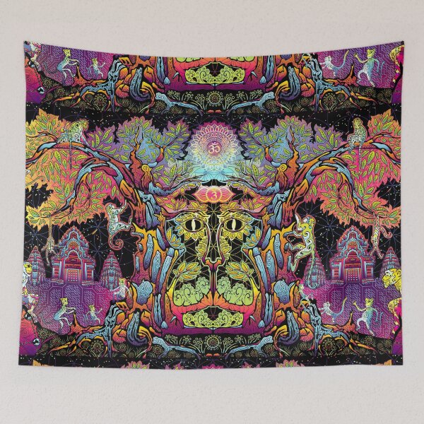 Item preview, Lord Hanuman Psychedelic Trippy Art designed and sold by Andrei Verner.