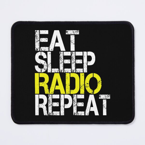 Item preview, Eat Sleep Radio Repeat, Grunge designed and sold by ACC .