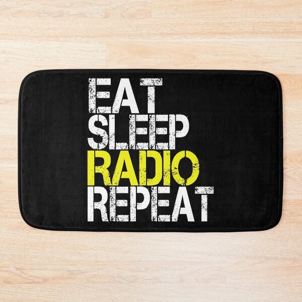 Item preview, Eat Sleep Radio Repeat, Grunge  designed and sold by ACC .