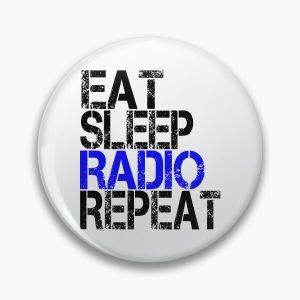 Item preview, Eat Sleep Radio Repeat, Grunge  designed and sold by ACC .
