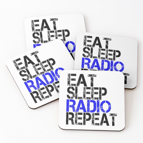 Item preview, Eat Sleep Radio Repeat, Grunge  designed and sold by ACC .