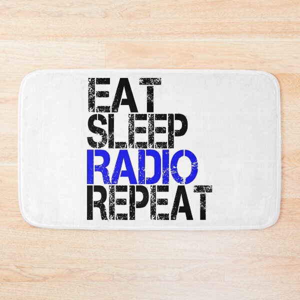 Item preview, Eat Sleep Radio Repeat, Grunge  designed and sold by ACC .