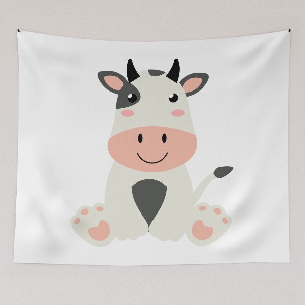 Item preview, Cute cow designed and sold by ShopLeilaArt.