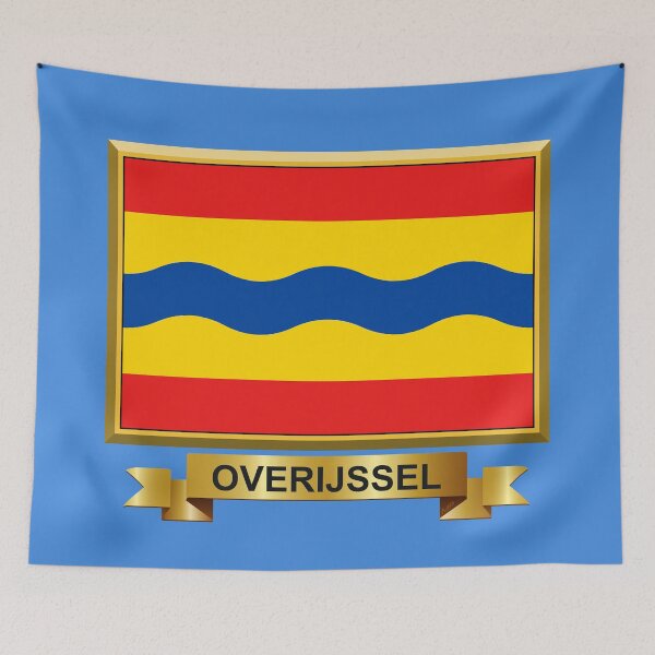 Item preview, OVERIJSSEL Flag Gifts, Masks, Stickers & Products (14) designed and sold by mpodger.