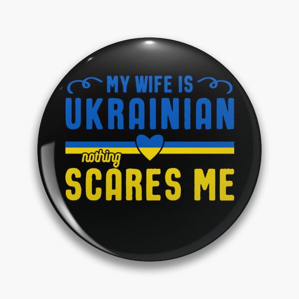 Item preview, Funny My Wife Is Ukrainian Nothing Scares Me Proud Husband designed and sold by disforyou.