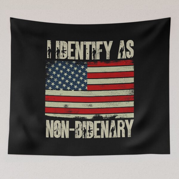 Item preview, I Identify As Non-Bidenary Funny Anti-Biden designed and sold by 2blackcherries.
