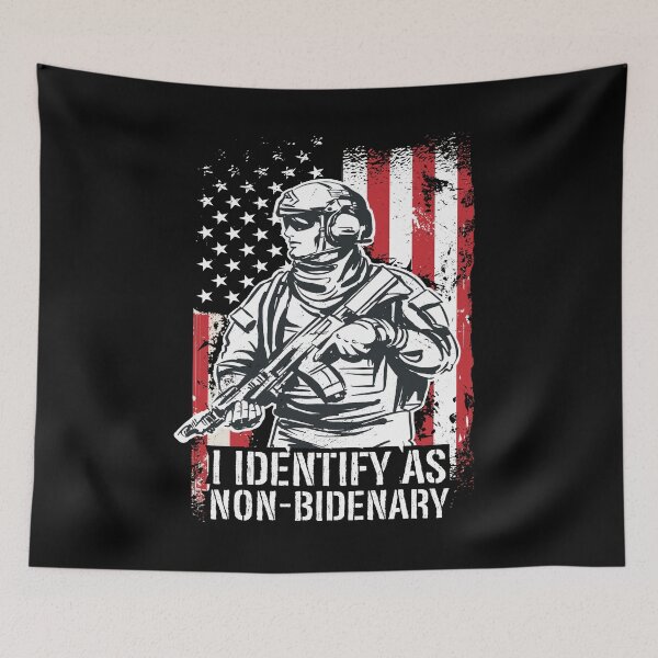 Item preview, I Identify As Non-Bidenary Funny Anti-Biden designed and sold by 2blackcherries.