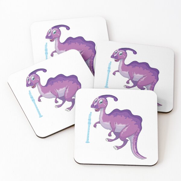 Artikelvorschau, Dinosaurier, der Flöte spielt, lustige gute lila Dinosaurier-Flöten-Liebhaber Art entworfen und verkauft von pedrored369.