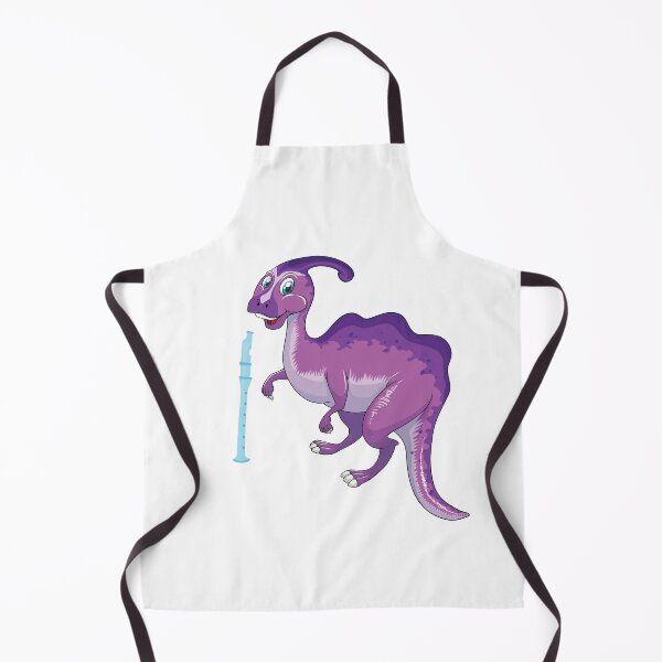 Item preview, Dinosaur Playing Flute ,Funny Good Purple Dinosaur Flute Lovers Art designed and sold by pedrored369.