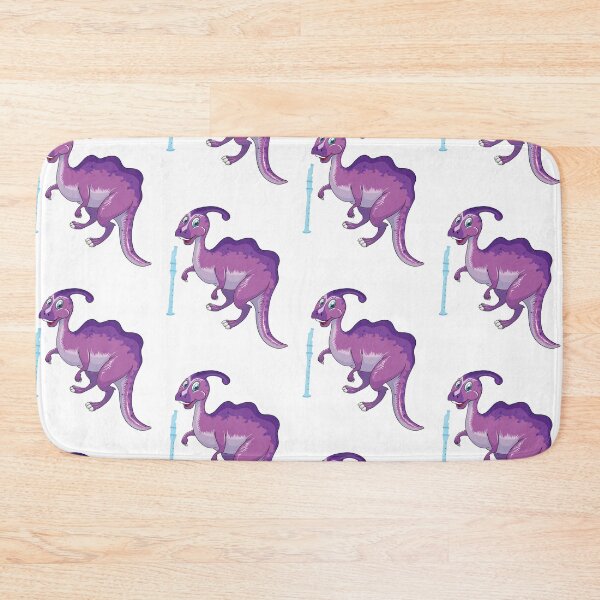 Item preview, Dinosaur Playing Flute ,Funny Good Purple Dinosaur Flute Lovers Art designed and sold by pedrored369.